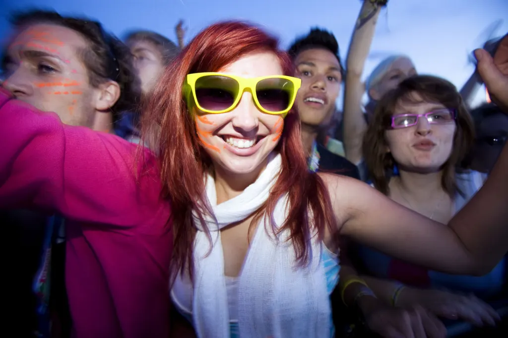 Festivalgoers and atmosphere at Global Gathering 2009